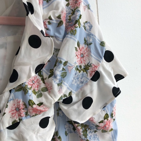 NWT For Love & Lemons St. Louis Floral Crop Top - Picture 3 of 4